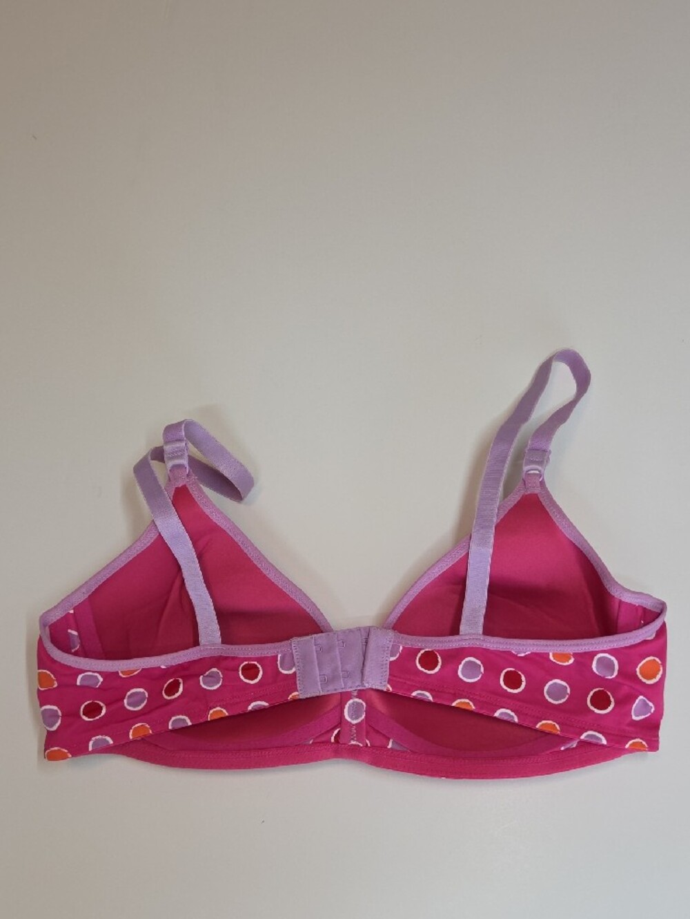 4 Bras in Mauve, Nude, Light Blue, and Pink Polka Dot. All 38B - Picture 9 of 13